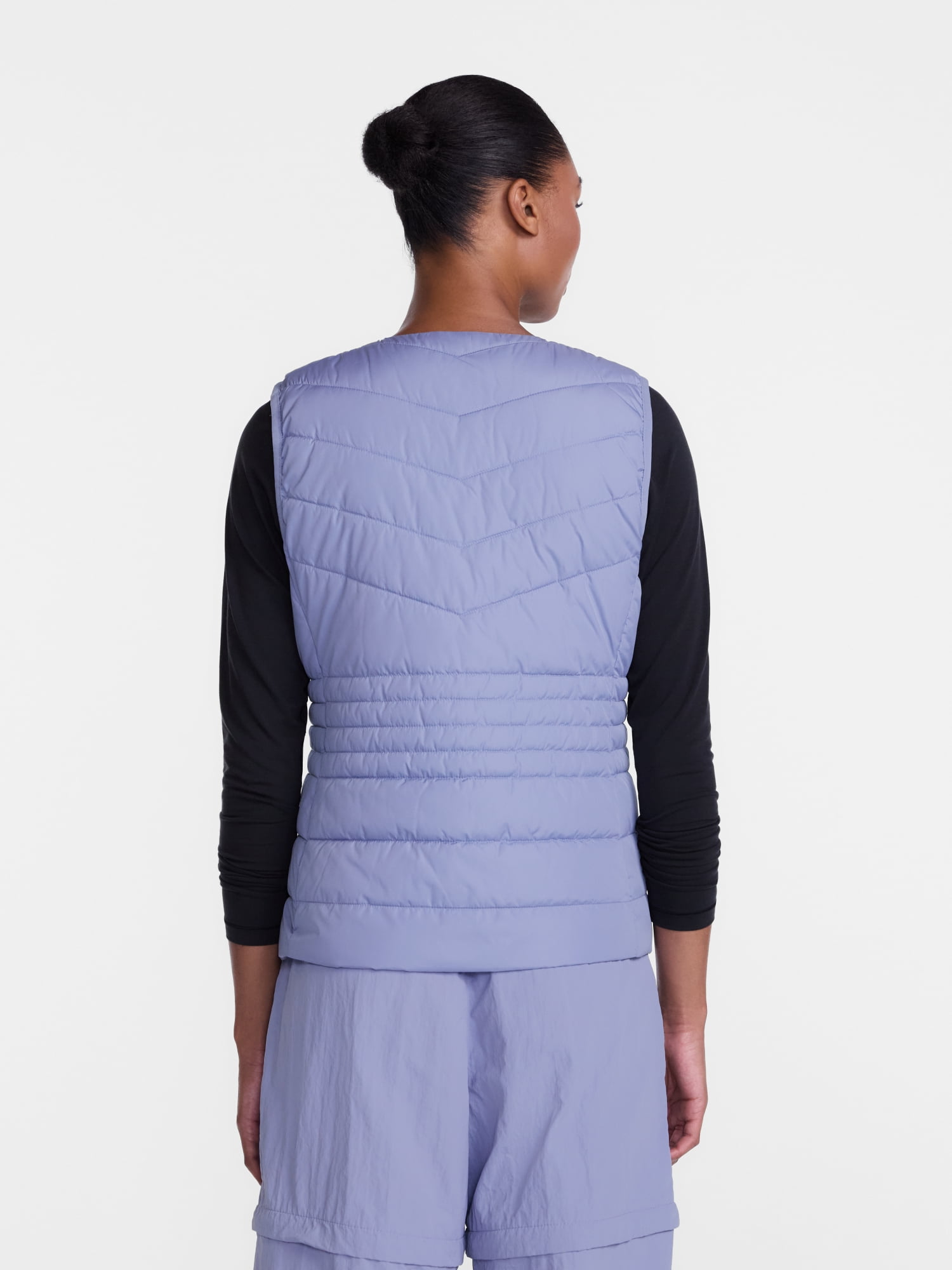Ozark Trail Women's and Women's Plus Collarless Puffer Vest, Sizes XS-3X