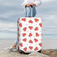 thumbnail image 3 of Lsque Hand Drawn Strawberry Printed Luggage Cover, Travel Luggage Protector,Scratch and Dirt Resistant, Fits 18-32 Inch Luggage - Large, 3 of 9