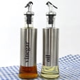 thumbnail image 4 of Coofit Distributeur d'Huile en Verre Cruet à Entonnoir à Huile en Acier Inoxydable Kitchen Gadget, 4 of 10