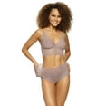 thumbnail image 2 of Felina | Finesse Lace Cami Bralette & Mock-Wrap Brief | 2-Piece Set (Mink, 1X2X), 2 of 4