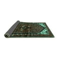 thumbnail image 2 of Ahgly Company Indoor Square Persian Turquoise Blue Traditional Area Rugs, 6' Square, 2 of 4