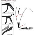 thumbnail image 3 of Kerecsen Lot de 5 Lunettes de Lecture pour Hommes et Femmes Charnières à Ressort Lunettes Légères, 3 of 6