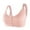Pink, variant on Sngxgn Women's Seamed Soft C up Wirefree Cotton Bra(White,XXL)