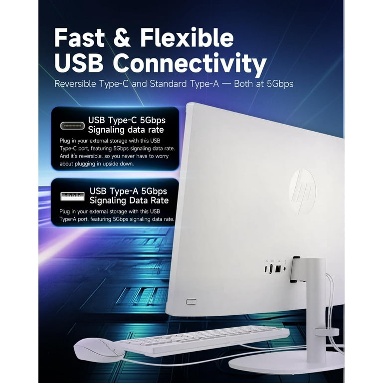 HP All-in-One Desktop Computer PC - 21.5