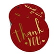 thumbnail image 1 of Inkdotpot Gold Foil Paper Hang Tags Thank You Bridal Shower-Baby Shower-Retirement-Wedding-Birthday Favor Tags 50 Pieces, 1 of 7