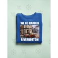 thumbnail image 3 of Retro Frogtown Record Store Christmas Graphic Men's Sweatshirt, 3 of 3