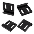 thumbnail image 3 of 10pcs Heavy Duty Mirror Hanging Kit, Heavy Mirror Mounting Hardware Mirror Clips for Wall Mounting, Double Hole Black, 3 of 7