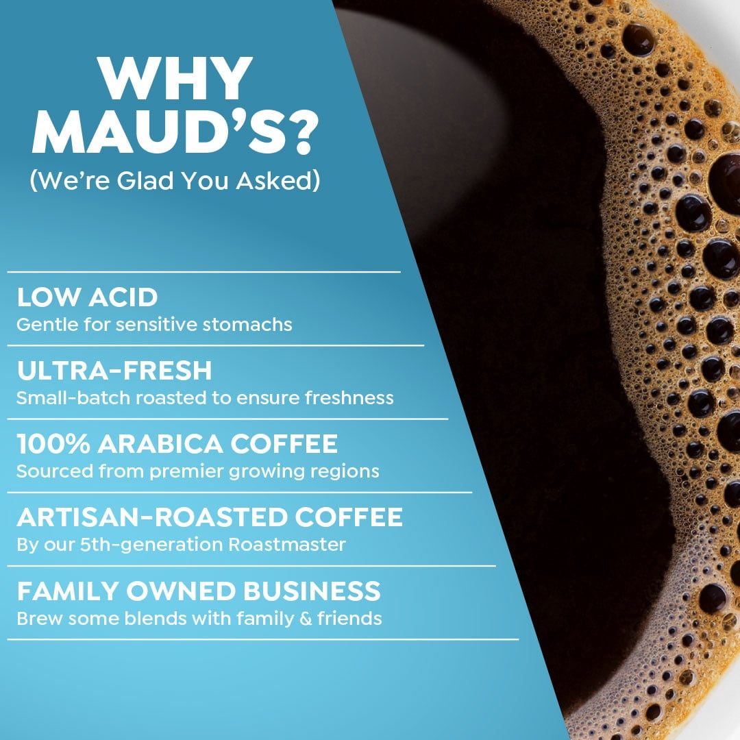 Maud's 12 Flavor Coffee Pods Variety Pack, Compatible w/ K-Cup Brewers, 136ct