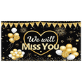 thumbnail image 3 of Gold Stars Farewell Banner Heart Design Glitter Balloons for Goodbye Party Retirement Event Indoor Celebration, 3 of 8