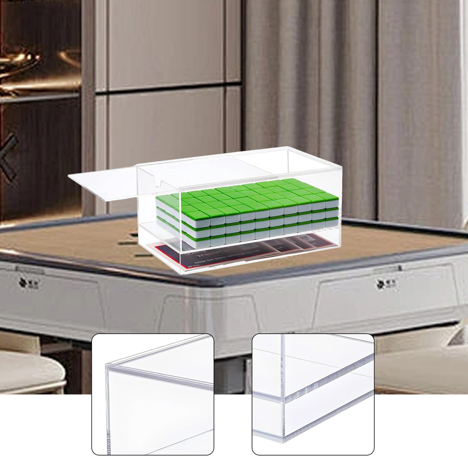 MERIGLARE Mahjong Case for American Tiles and Mahjongs Cards Container for Party Favor
