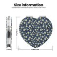 thumbnail image 3 of Easygdp Daisy Floral B Travel Makeup Mirror, 2X Magnifying Mirror 2-Sided Travel Essential Mirror, Magnetic Portable Mirror-Heart Shape, 3 of 9