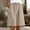 01 Beige, variant on Women's High-Waisted Skort with Elastic Waistband - Sporty Pull-On Skirt with Shorts for Gym & Casual Wear Beige M