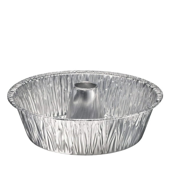 Nicole Fantini (10 Pack) Cake Pan Disposable Aluminum Foil Angel Round Cake Tin 10" X 3":10CT
