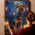 thumbnail image 6 of Airedale Terrier Dog Picture Fantastic Poster Unframe, Airedale Terrier Dog Canvas Frame Ready to Hang - Wall Decor - Gifts For Mom, 6 of 6