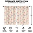 thumbnail image 2 of Unicorn and Castle Beige Pattern Insulated Teens Curtains Set Of 2, Bedroom Essentials, Toddler Room Decor 42"x63", 2 of 5
