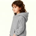 thumbnail image 3 of Posijego Boys Girls Sherpa Fleece Hoodie Fuzzy Sweatshirt Soft Plush Pullover Warm Sweatshirts with Pockets, 3 of 9
