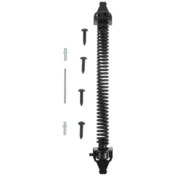 1 Set Self Closing Gate Spring Hinge for Villa Courtyard Fence Door Wooden Box