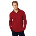 thumbnail image 2 of Mens Polo Shirts Long Sleeve Golf T-Shirts for Men with Chest Pocket, 2 of 8