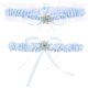 thumbnail image 1 of 1 Set of Wedding Bridal Garter Set Elasticity Leg Belt Stretchy Bride Leg Ring Bridal Decor, 1 of 4