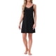 thumbnail image 1 of Noche de inspiración para mujeres, camisón sin mangas, vestido de tirantes, sexy, malla, escote en V, quimono sin espalda, lencería, camisa de noche, color negro, 1 of 6