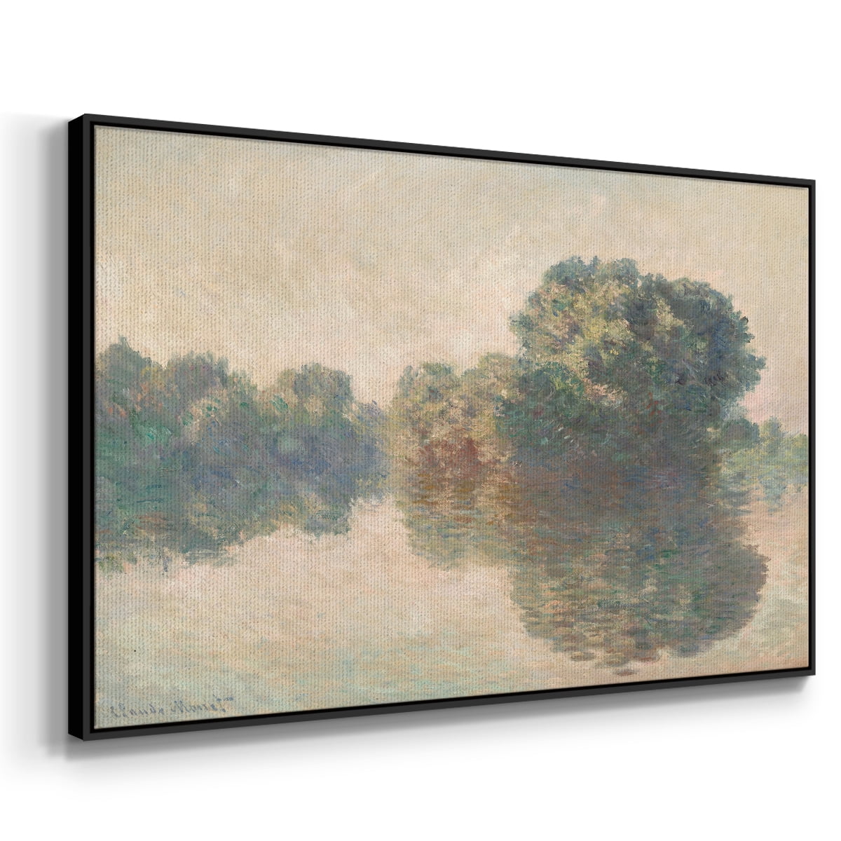 Vintage Landscape-XXXVII By Wexford Home Framed in Black Wood Gallery Wrapped Canvas 17 in. x 25 in.