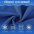 thumbnail image 2 of Hosuly 30 Pack Cooling Towels, 40"x12" Ice Breathable Soft Chilly Sweat Rag Microfiber Workout Rags for Gym Cooling Towels for Neck and Face for Yoga Golf Sport Running, 2 of 10