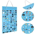 thumbnail image 1 of YAOMOBB Needle Collection Display Box Wall Hanging Pin Organizer Felt Brooch Storage Display Case with 96 Pin Capacity for Enamel Pins and Earrings, 1 of 6