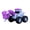 Purple, variant on Blue Press And Go Dinosaur Excavator Toy Car For Kids Educational Play Engineering Vehicle Model Boy Girl Fun Age 3-4