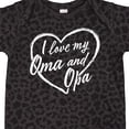 thumbnail image 4 of Inktastic I Love My Oma and Opa in White Chalk Heart Boys or Girls Baby Bodysuit, 4 of 5