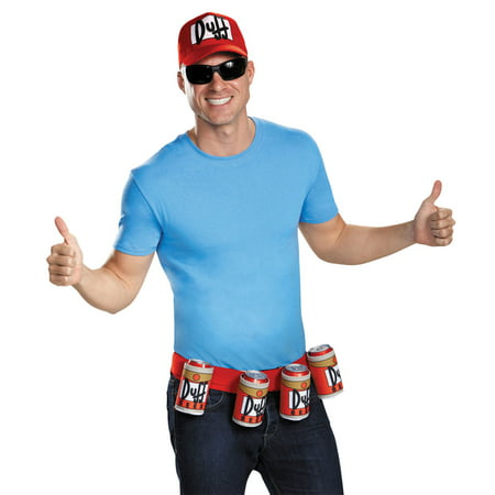 Morris Costumes Mens Tv & Movie Characters Simpsons Duffman One Size, Style DG85373