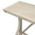 thumbnail image 4 of Bar Table Set for 2, Wood Counter Height Dining Table with Stools, Breakfast Nook with Power Outlet, Space Saving 3 Piece Bar Desk Set for Living Room, 4 of 9
