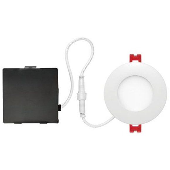 Ensemble Encastré Ultra Mince Intégré à DEL Blanc de 3 Po