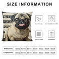 thumbnail image 5 of YINGXI It's Glitter Throw Pillow Cover - It's NOT Dog Hair, Dog Decor, Funny Pillowcase, Gift for Dog Lovers, Sofa Bed Living Room Home Decoration, Pillowcase 24x24in, 5 of 5