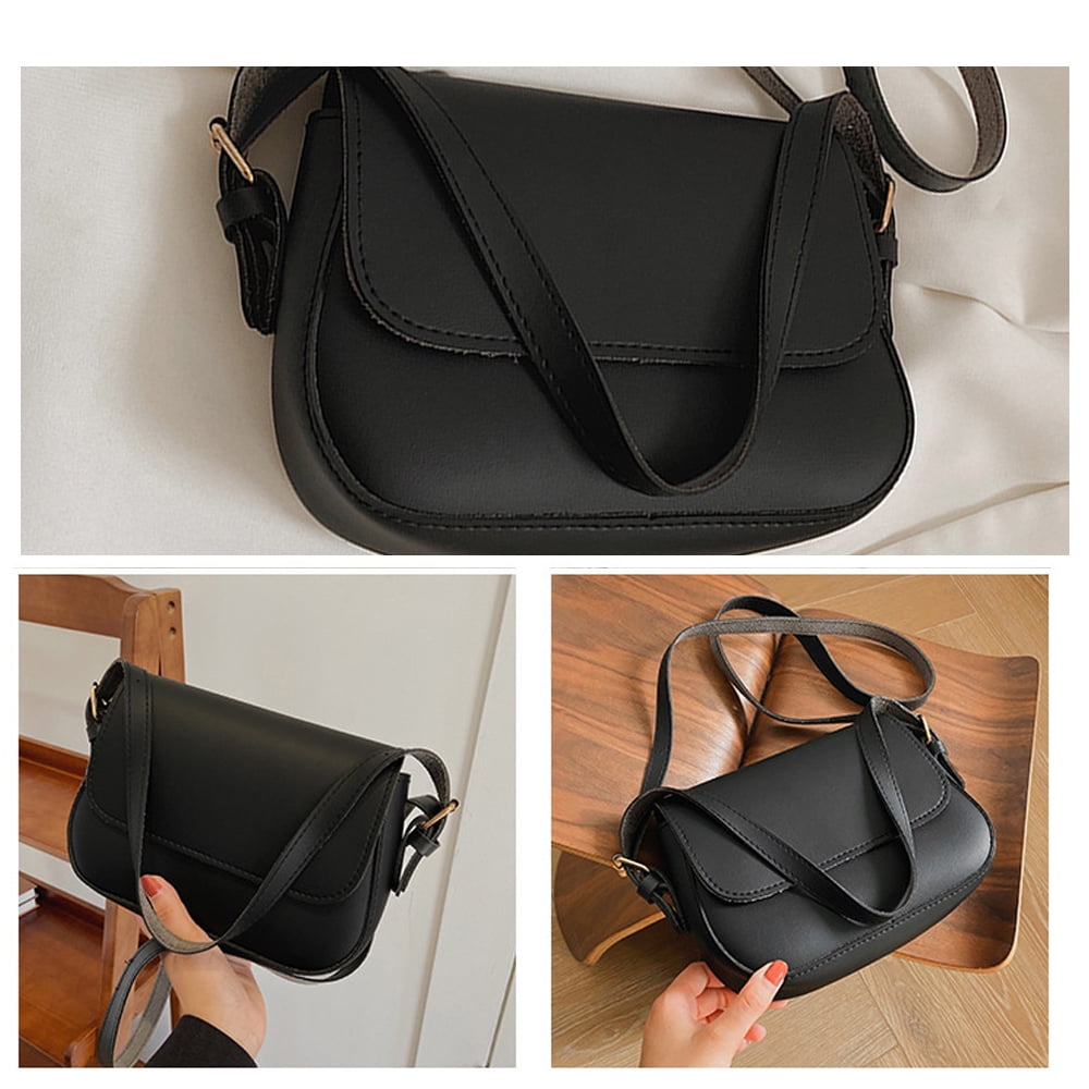 Leather women handbag shoulder bag luxury bag purse black women tote