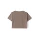 thumbnail image 5 of VISgogo Blusas de Manga Corta para Mujer, Cuello Redondo Tie Dye Estampado Abstracto Show Navel Camisetas para Primavera Verano VISgogo  moda, 5 of 9