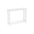 thumbnail image 2 of Safdie & Co. Table Console Blanche 1 Étagère, 2 of 4