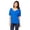 TRUE ROYAL, variant on Bella + Canvas Ladies' Slouchy V-Neck T-Shirt - 8815