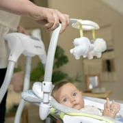 Ingenuity SimpleComfort Baby Swing, Infants, Blue/Green, Vibrating Seat, Multi-Direction, Compact, Everston