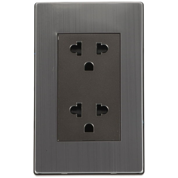 Espaciador de placa de pared Toma de corriente de pared Cargador USB Toma de pared Enchufe de pared Cubierta de toma de corriente de pared para protección eléctrica de pared