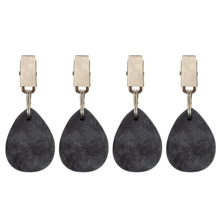 

Big Deals！ Tablecloth Weight Tablecloth Pendant Teardrop Table Cover Weight Stone Table Weight Hanger With Metal Clip For Tablecloth Decoration Dinner Outdoor Picnic Dorm Room Essentials For Girls
