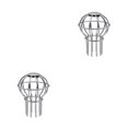 thumbnail image 3 of Ounissouiy TUBO DE BAJADA CANALETA GLOBO PROTECTOR DE TUBO FILTROS COLADOR ANTI BLOQUEO Type1 NO1, 3 of 4