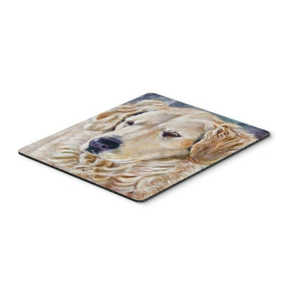 Golden Retriver Contemplation Mouse Pad, Hot Pad or Trivet