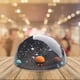 thumbnail image 2 of Planeta grabado con láser 3d Media bola Cristal Media bola Pisapapeles Mostrar 8 plantas, 2 of 4