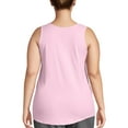 thumbnail image 2 of JMS by Hanes Women's Plus Size Shirttail Tank, 2 of 5