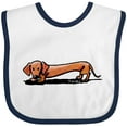 thumbnail image 3 of Inktastic Little Red Doxie Boys or Girls Baby Bib, 3 of 4
