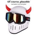 thumbnail image 3 of Helmet Devil Horn,2Pcs Helmet Devil Horns Helmet Accessory Helmet Decoration Elevated Design, 3 of 6