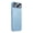 Blue, variant on Poweltek Magnetic Case for iPhone Air, Shockproof Large Window Logo View Slim Matte Built-in Glass Lens Protector, Compatible with MagSafe Accessory Hard Cover, White