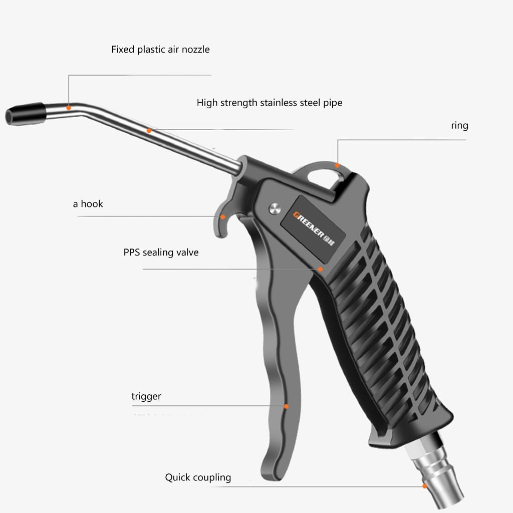 Apooke Air Blow Tools Air Nozzle Blower Guns Grip Air Blow Tool Air Compressor Accessories for Industrial Mechanics Air Tools