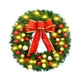 thumbnail image 1 of Guirnalda de Navidad yeacher 10 pies 20LED Arco Nudo Bolas 16 pulgadas, 1 of 8