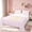 Pink B, variant on meiyoeat Gold L Monogram Twin Sheets for Kids Girls Women, Pink Stripes Bedding for Bedroom, 3-Piece